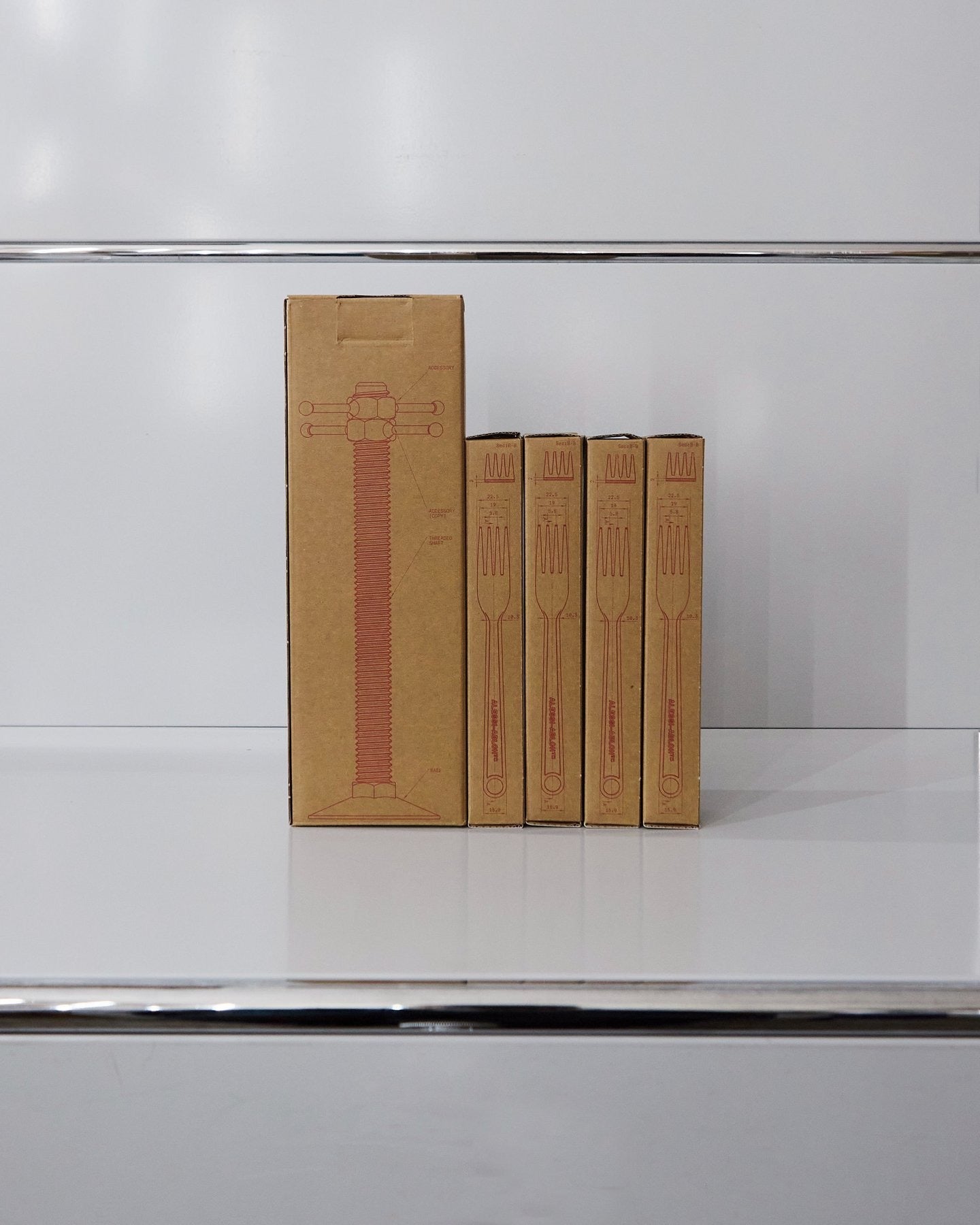 Alessi X Virgil Abloh “Conversational Objects“ Cutlery Set. 16Pcs