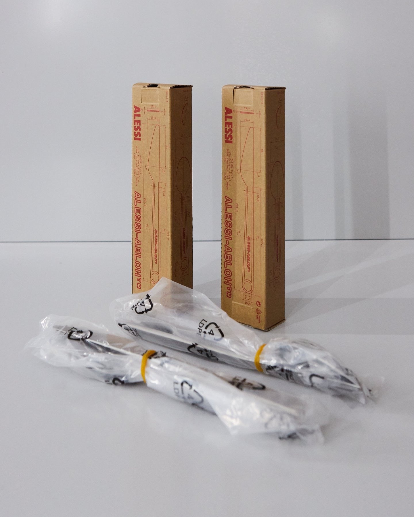 Alessi X Virgil Abloh “Conversational Objects“ Cutlery Set. 16Pcs
