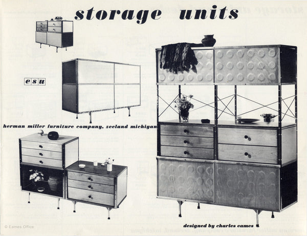 Eames Storage Unit (ESU) by Charles & Ray Eames - 4X2