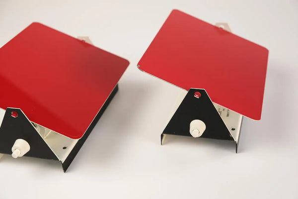 Charlotte Perriand CP1 Wall Lamp Red Sconce 1950-1960
