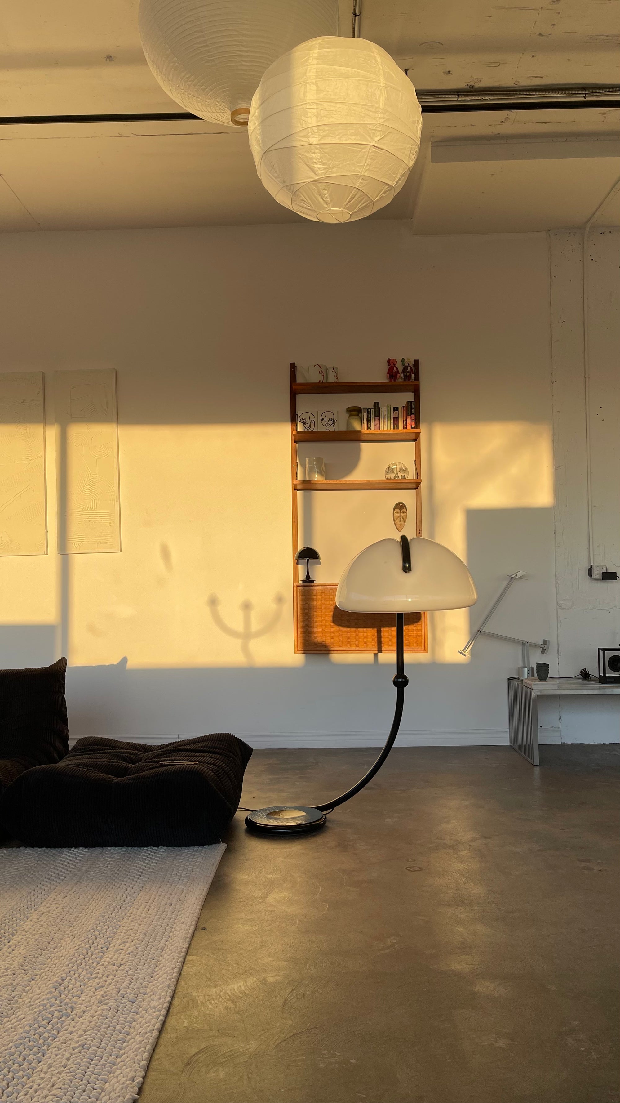 Serpente Floor Lamp by Elio Martinelli