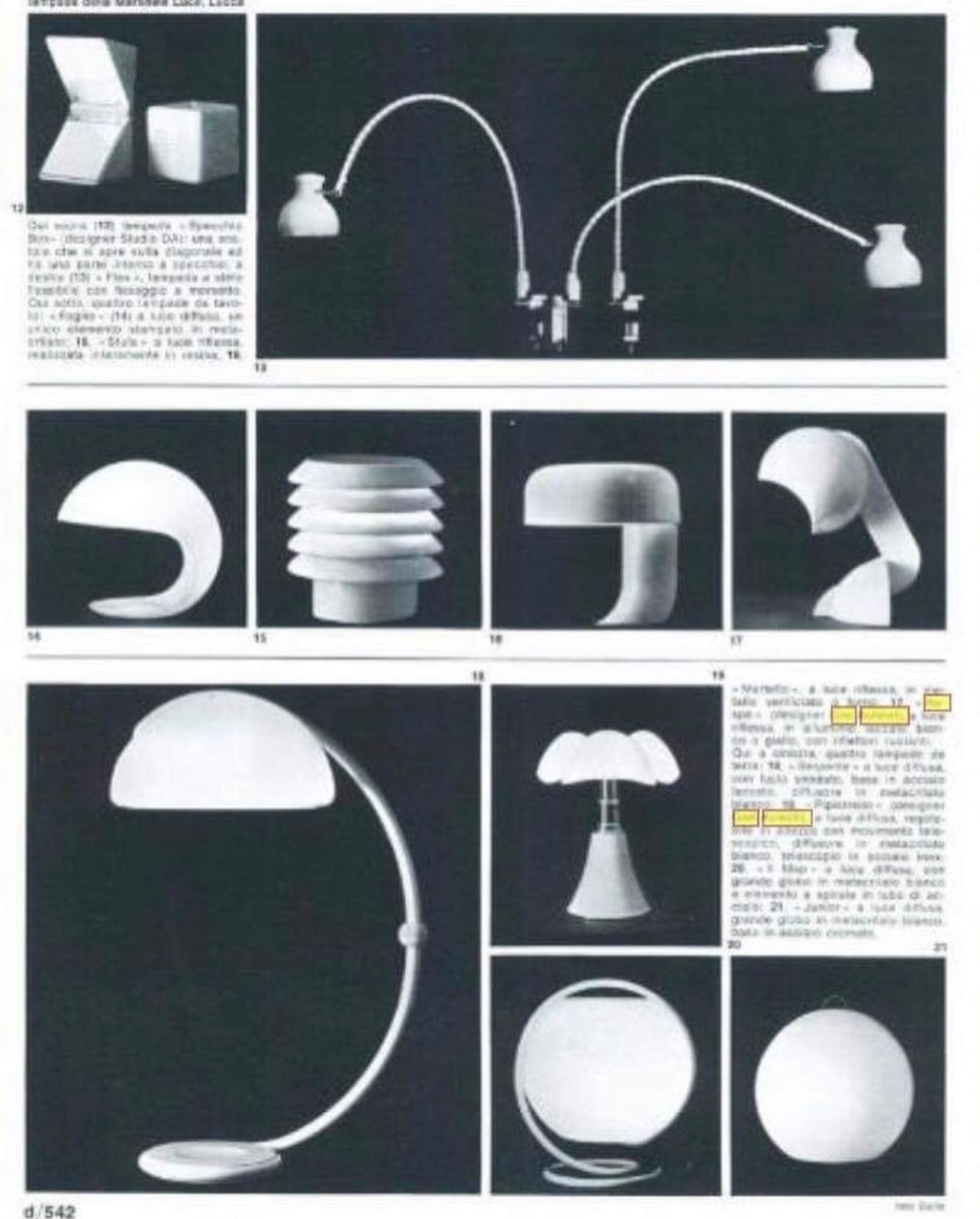 Serpente Floor Lamp by Elio Martinelli