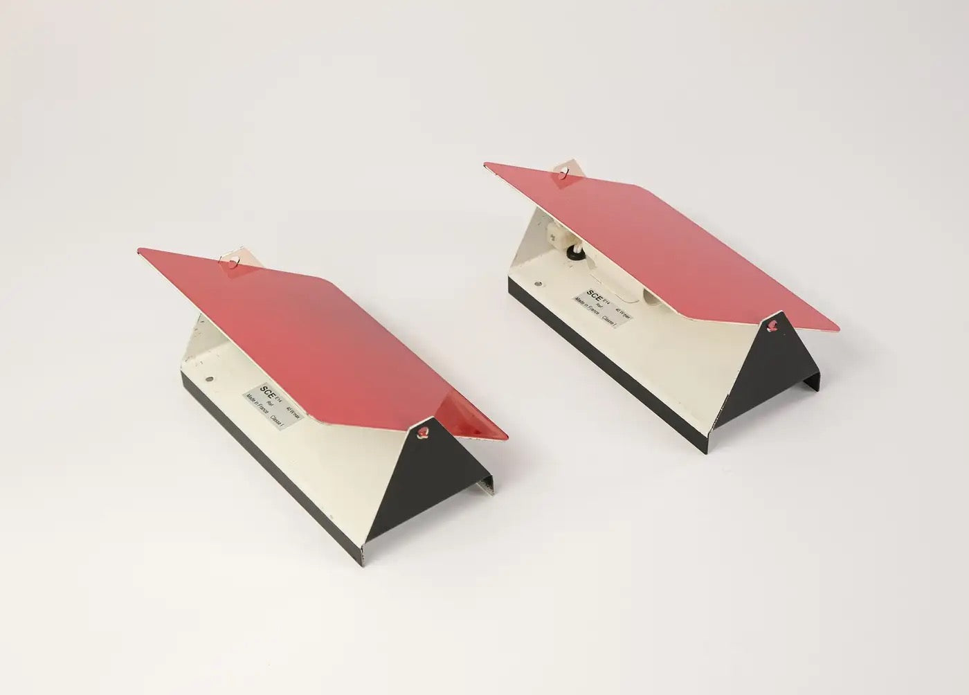 Charlotte Perriand CP1 Wall Lamp Red Sconce 1950-1960