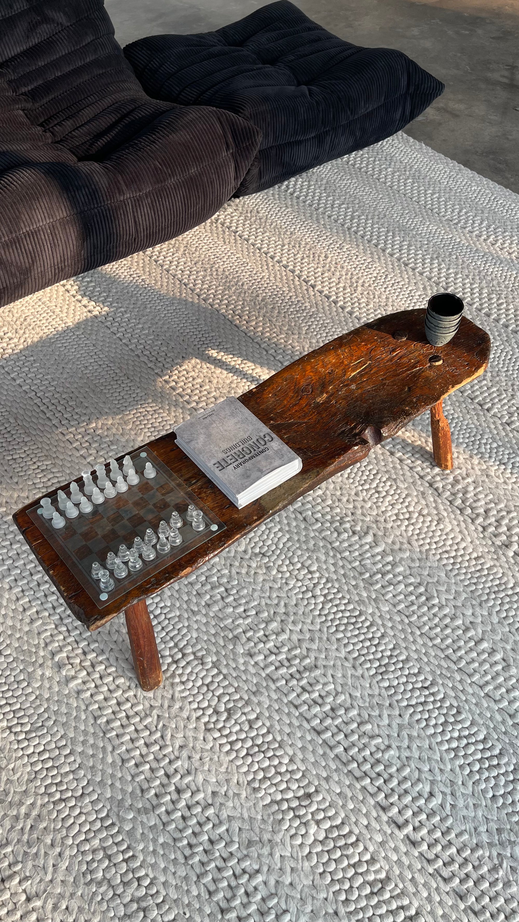 Primitive Wabi Sabi Coffee Table/Bench