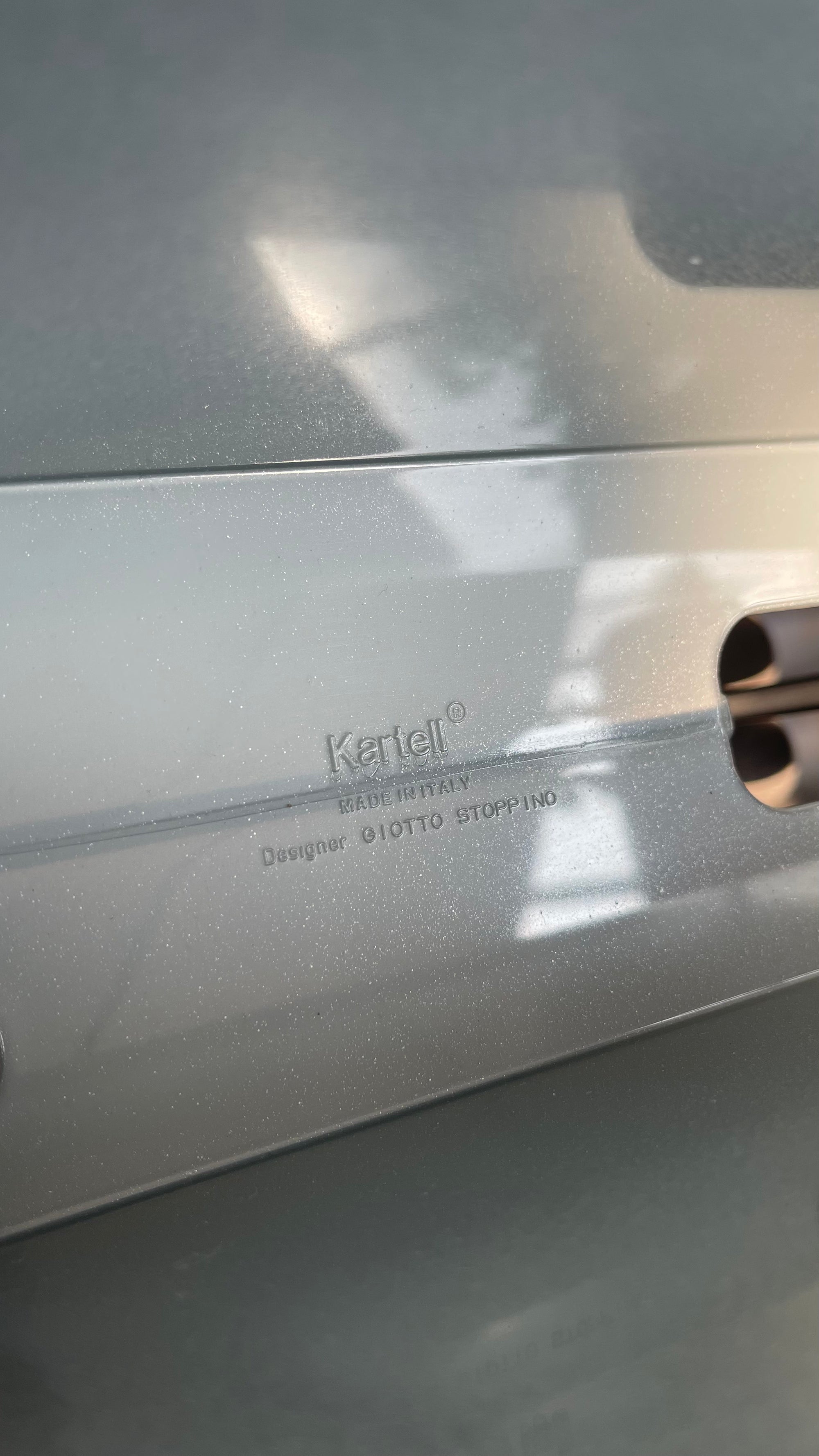 Kartell Magazine Rack by Giotto Stoppino