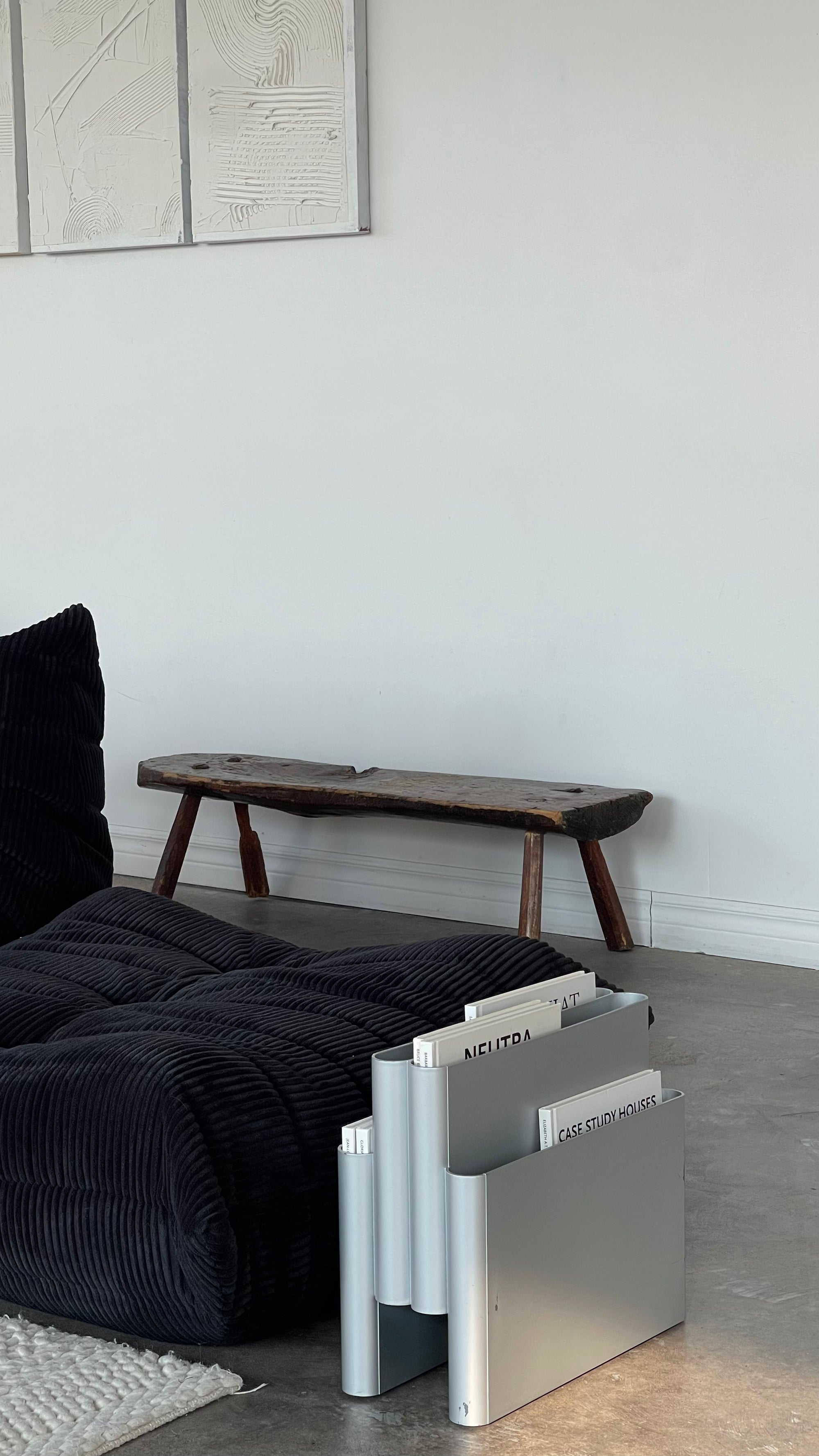 Kartell Magazine Rack by Giotto Stoppino