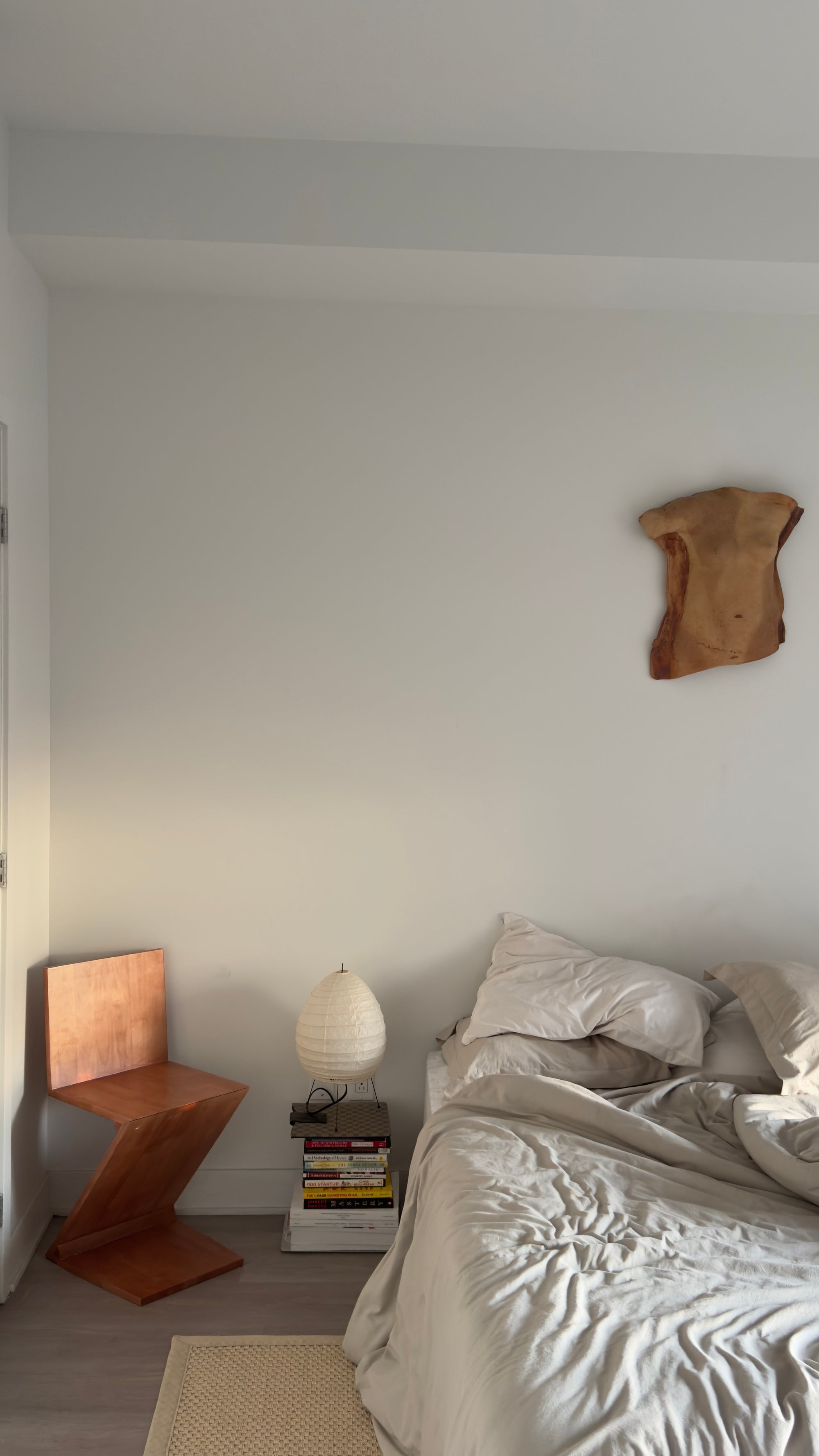 Nude Terracota Torso Wall Sculpture by LeBaron. 1934
